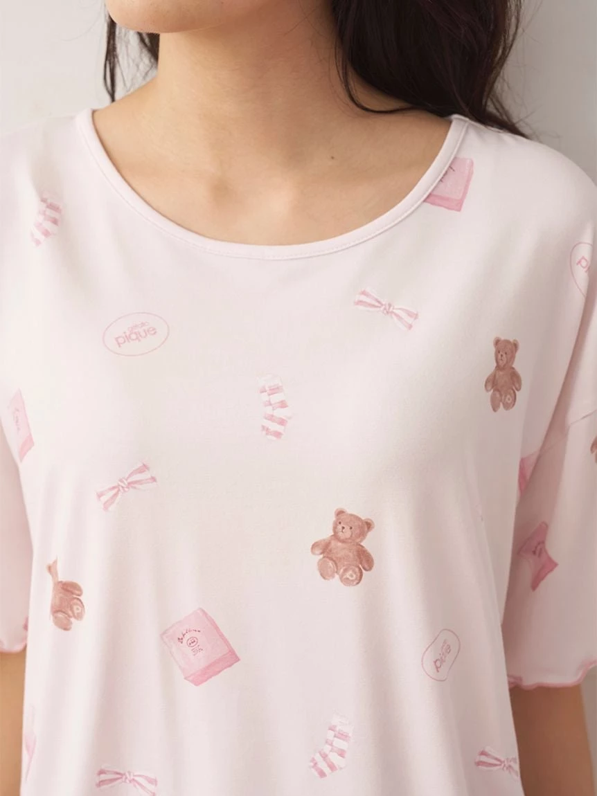 Pique禮盒小熊圖案T-Shirt PWCT264249