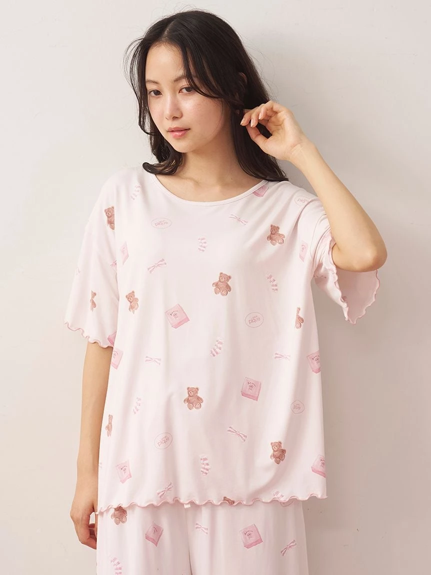 Pique禮盒小熊圖案T-Shirt PWCT264249