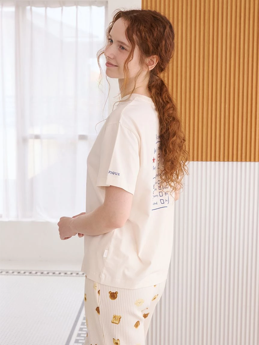 動物麵包圖案T-shirt PWCT264333