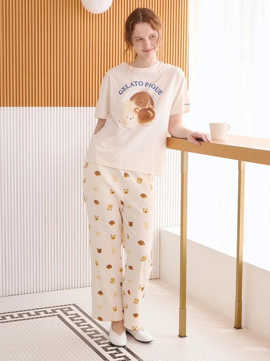 動物麵包圖案T-shirt PWCT264333