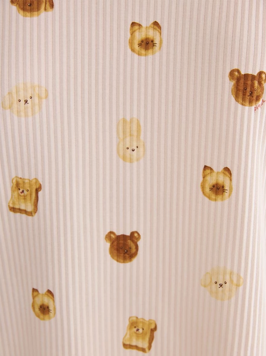 動物麵包印花長袖T-shirt PWCT264334