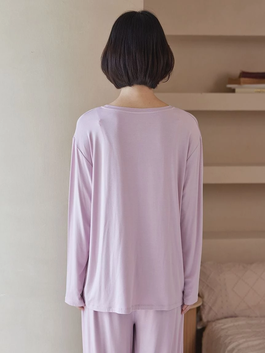 嫘縈Logo長袖T-Shirt PWCT265253