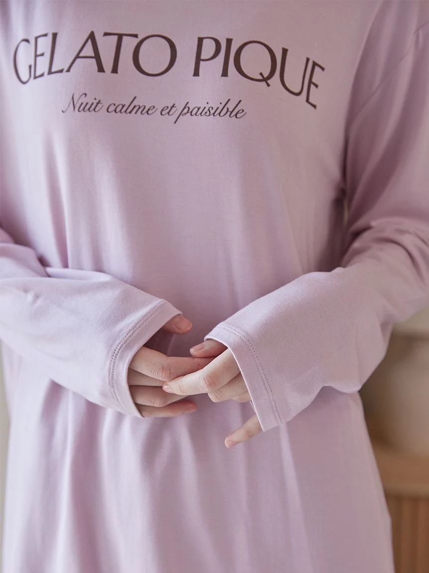 嫘縈Logo長袖T-Shirt PWCT265253