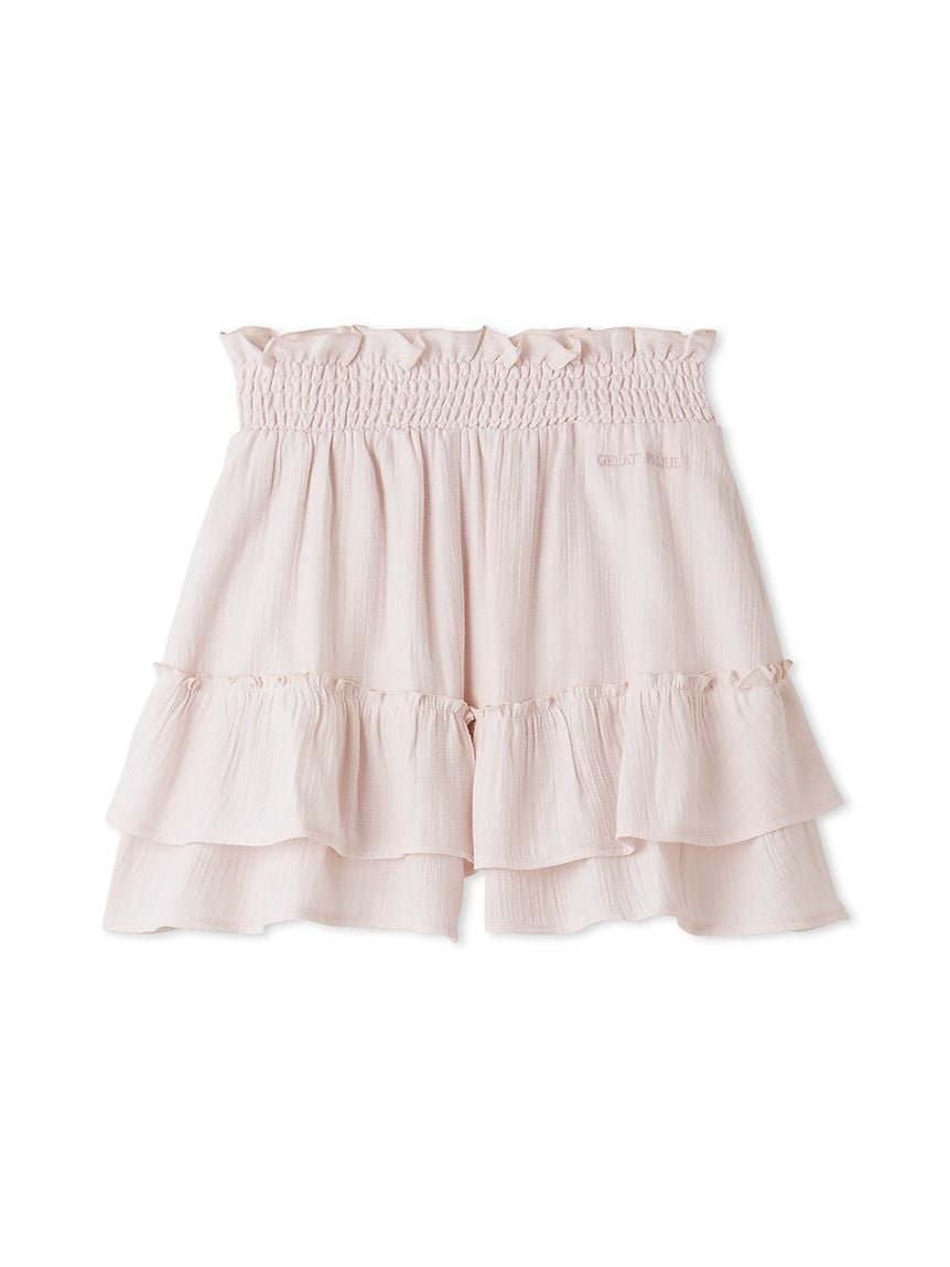 【SPRING】荷葉邊短褲 PWFP251293-PNK