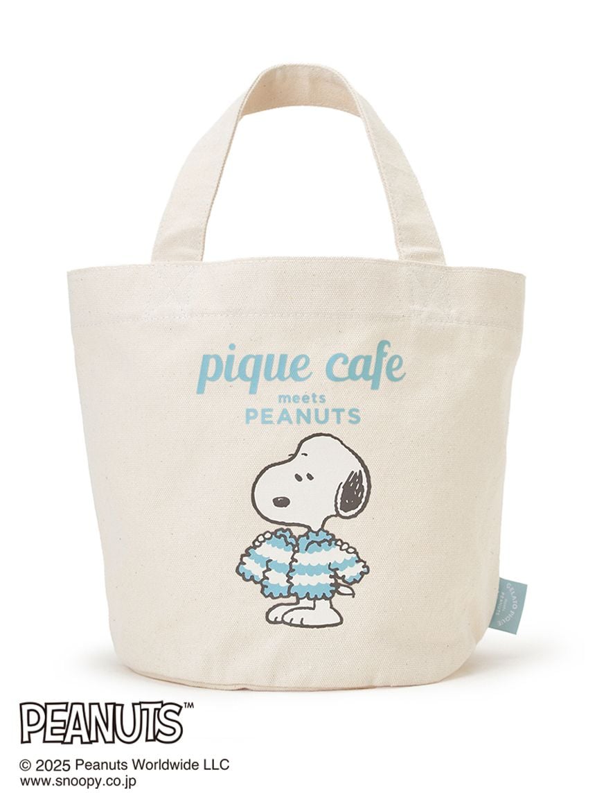 【PEANUTS】原創插畫帆布迷你托特包 PWGB259221