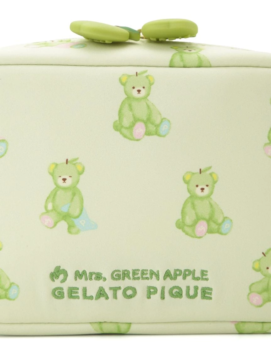 【Mrs. GREEN APPLE】滿版印花收納包 PWGB265525