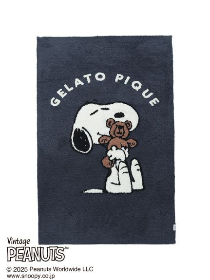【PEANUTS】SNOOPY×BEAR 提花毛毯 PWGG251524-NVY