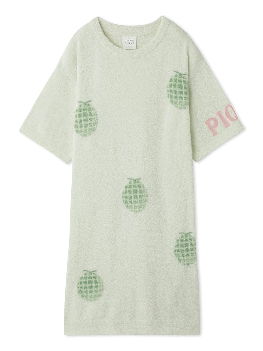 SMOOTHIE 水果緹花連身睡衣裙 PWNO242028-GRN