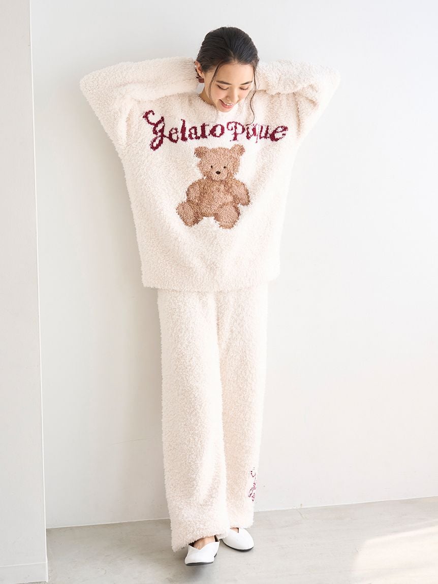 【HOLIDAY】GELATO小熊提花長褲 PWNP255074