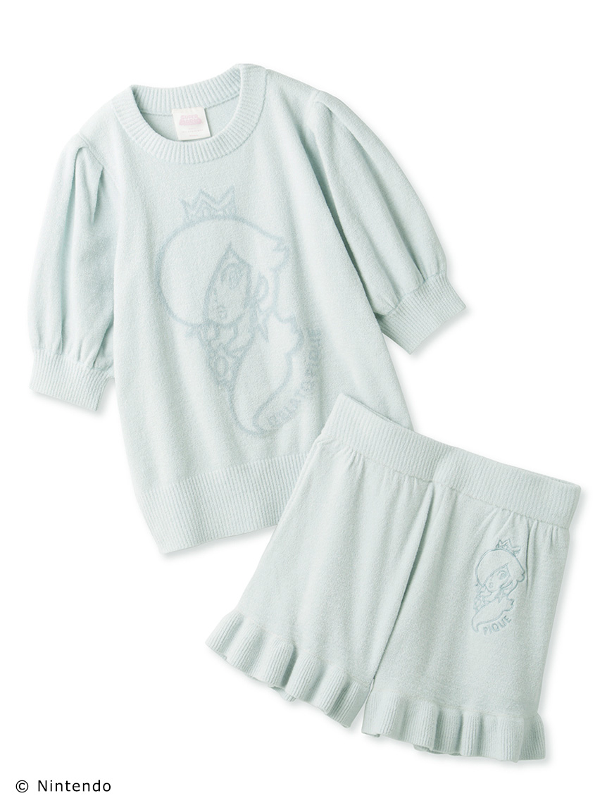 【PEACH COLLECTION】提花上衣&短褲套裝 PWNT241048-MNT