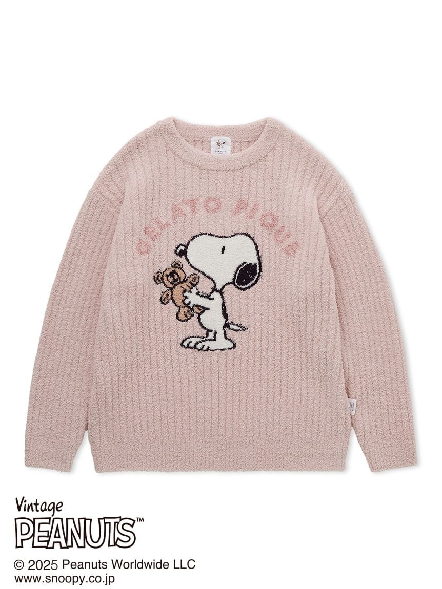 【PEANUTS】SNOOPY×BEAR 提花休閒上衣 PWNT251030-PNK