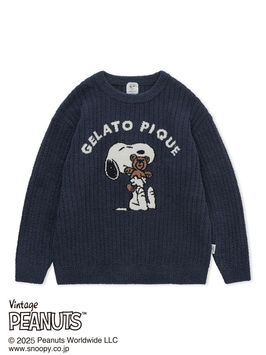 【PEANUTS】SNOOPY×BEAR 提花休閒上衣 PWNT251030-NVY