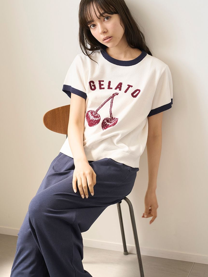 AIRY MOCO多款式圓領撞色羅紋上衣 PWNT254049