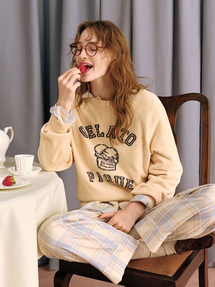 經典冰淇淋提花針織上衣 PWNT254073