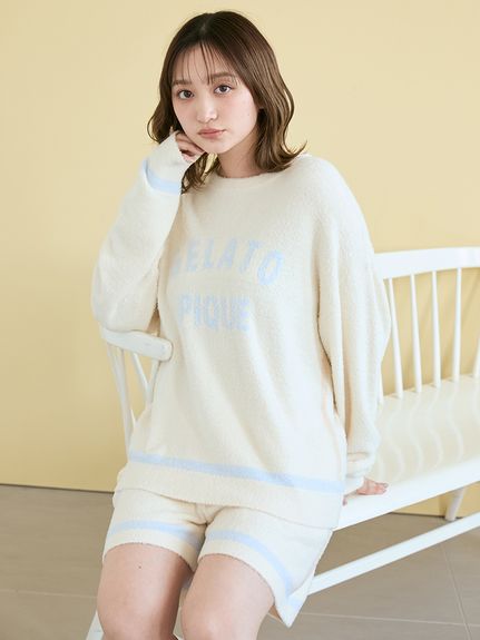 Smoothie 粉彩線條長袖上衣 PWNT254101