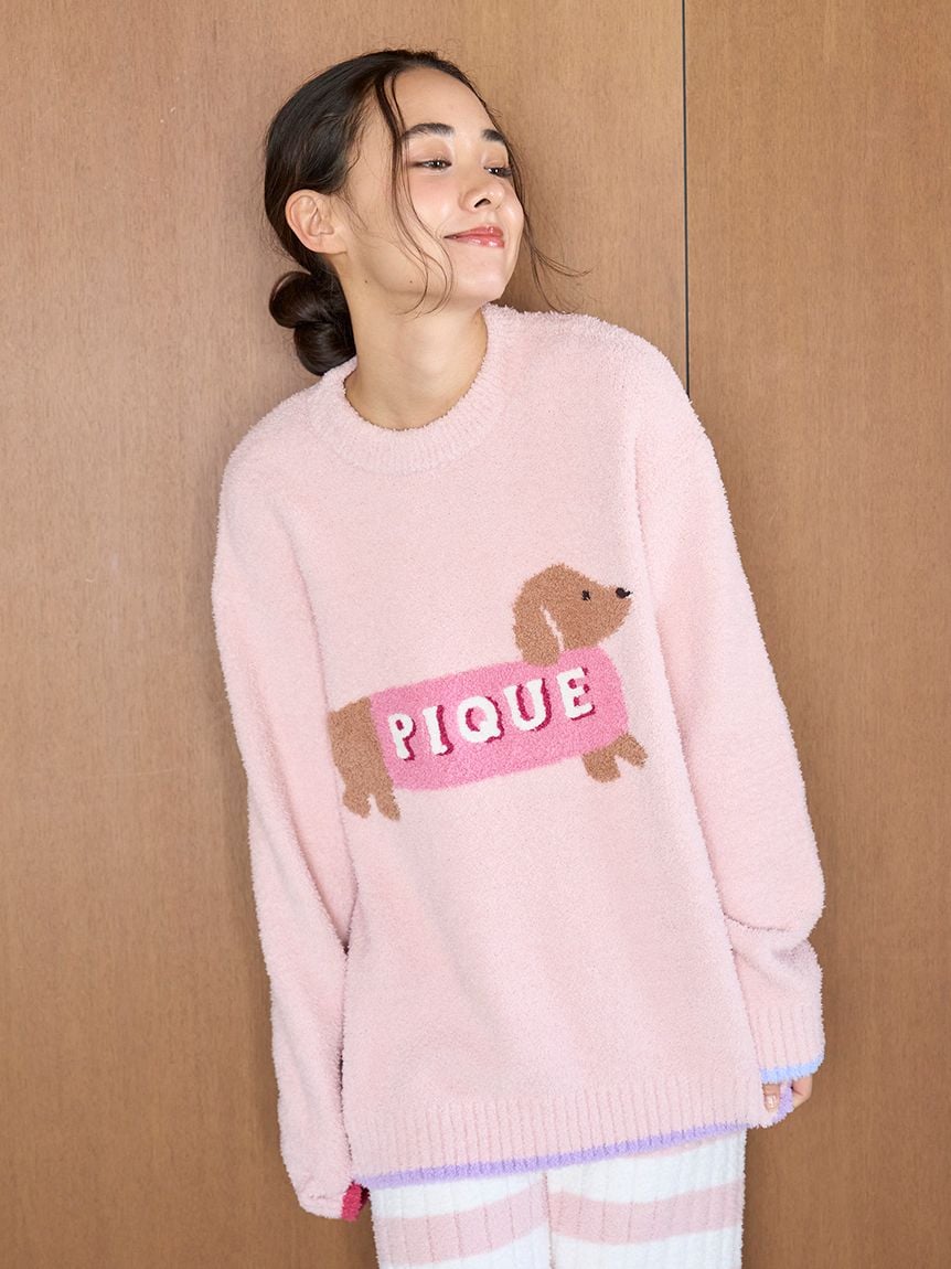 BABY MOCO臘腸狗提花上衣 PWNT255742