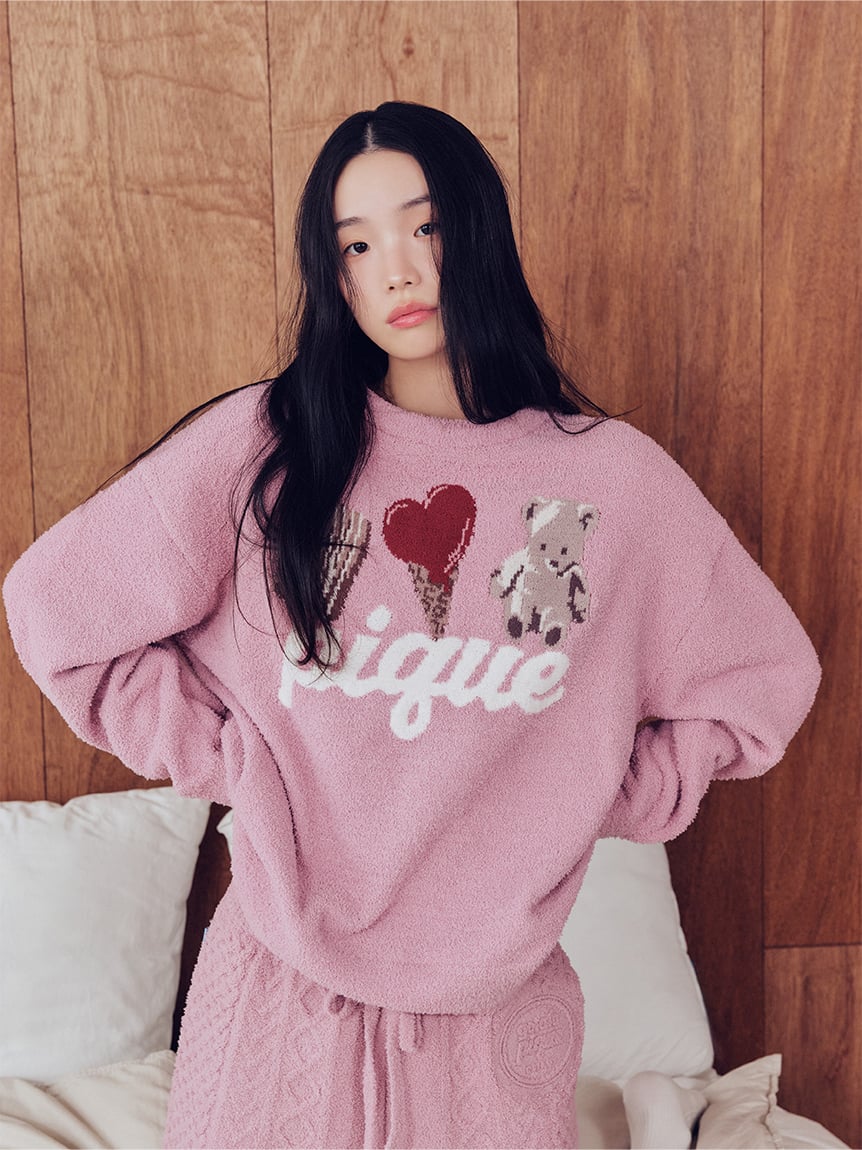 【Valentine】單圖提花上衣 PWNT261042