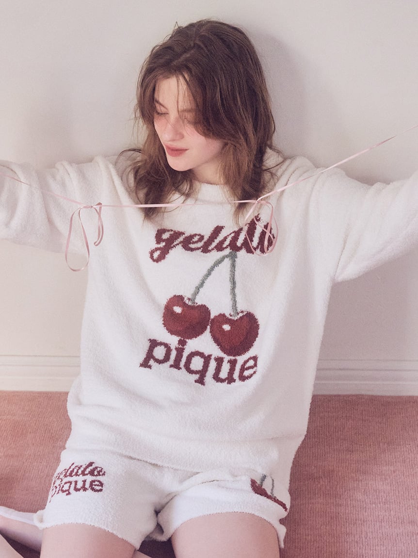 Baby Moco櫻桃提花上衣 PWNT261072