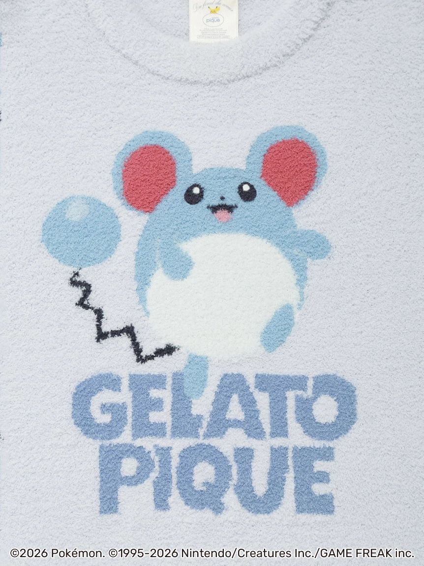 【Pokémon】BABY MOCO 提花上衣＆長褲SET PWNT264002