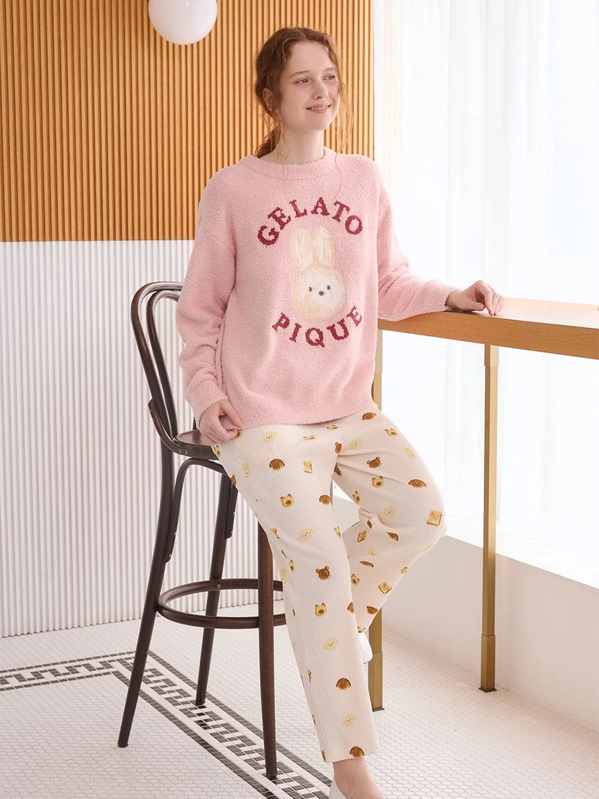 BABY MOCO動物麵包提花上衣 PWNT264084