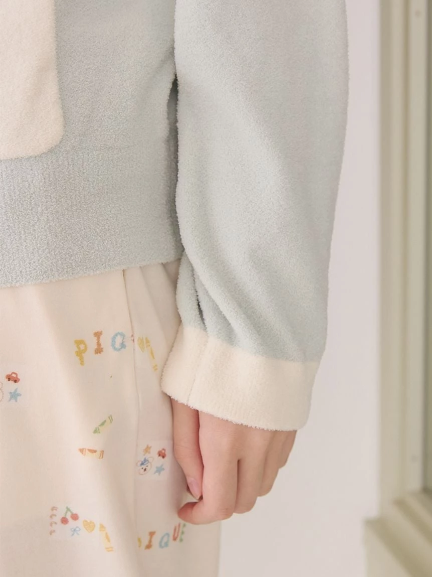 AIRY MOCO畫家小熊開襟衫 PWNT264098
