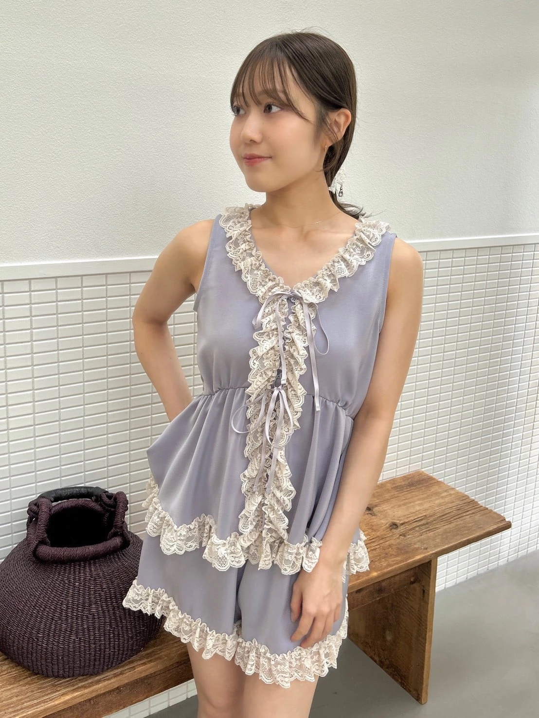蕾絲滾邊SET SHCO264036