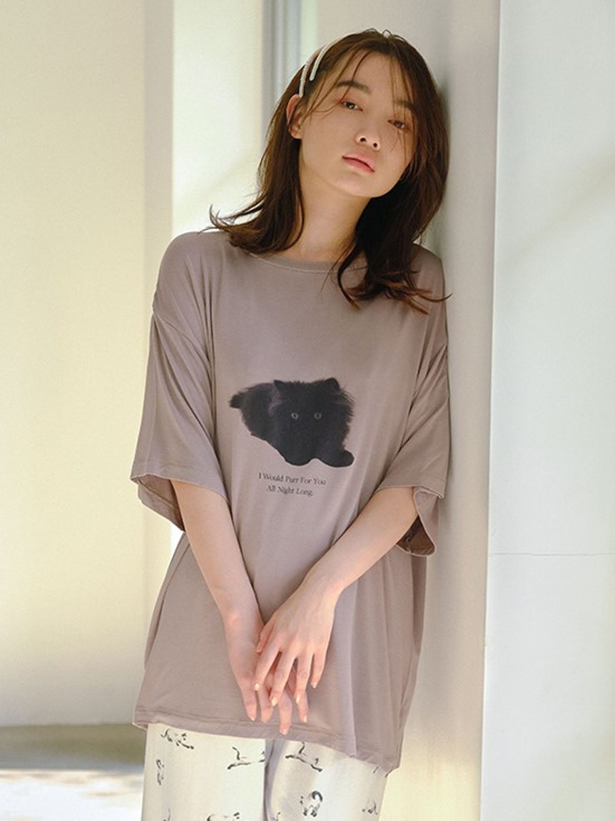 玫瑰果油貓咪T-Shirt