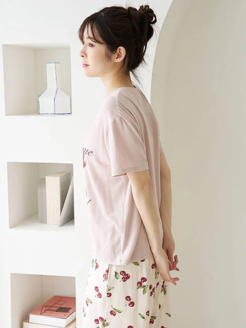 【Moilis】櫻桃圖案T-Shirt SHCT264040