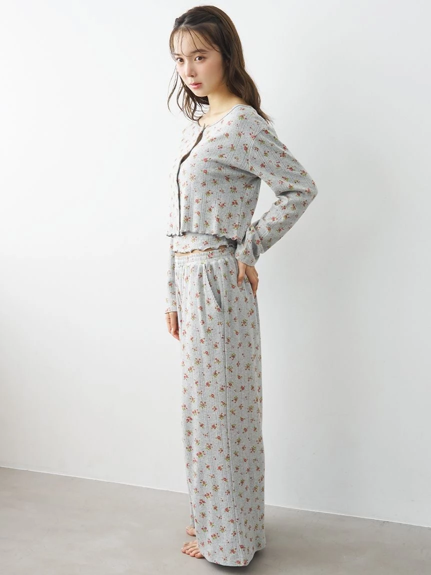 Pointelle印花針織開襟衫 SHCT264102