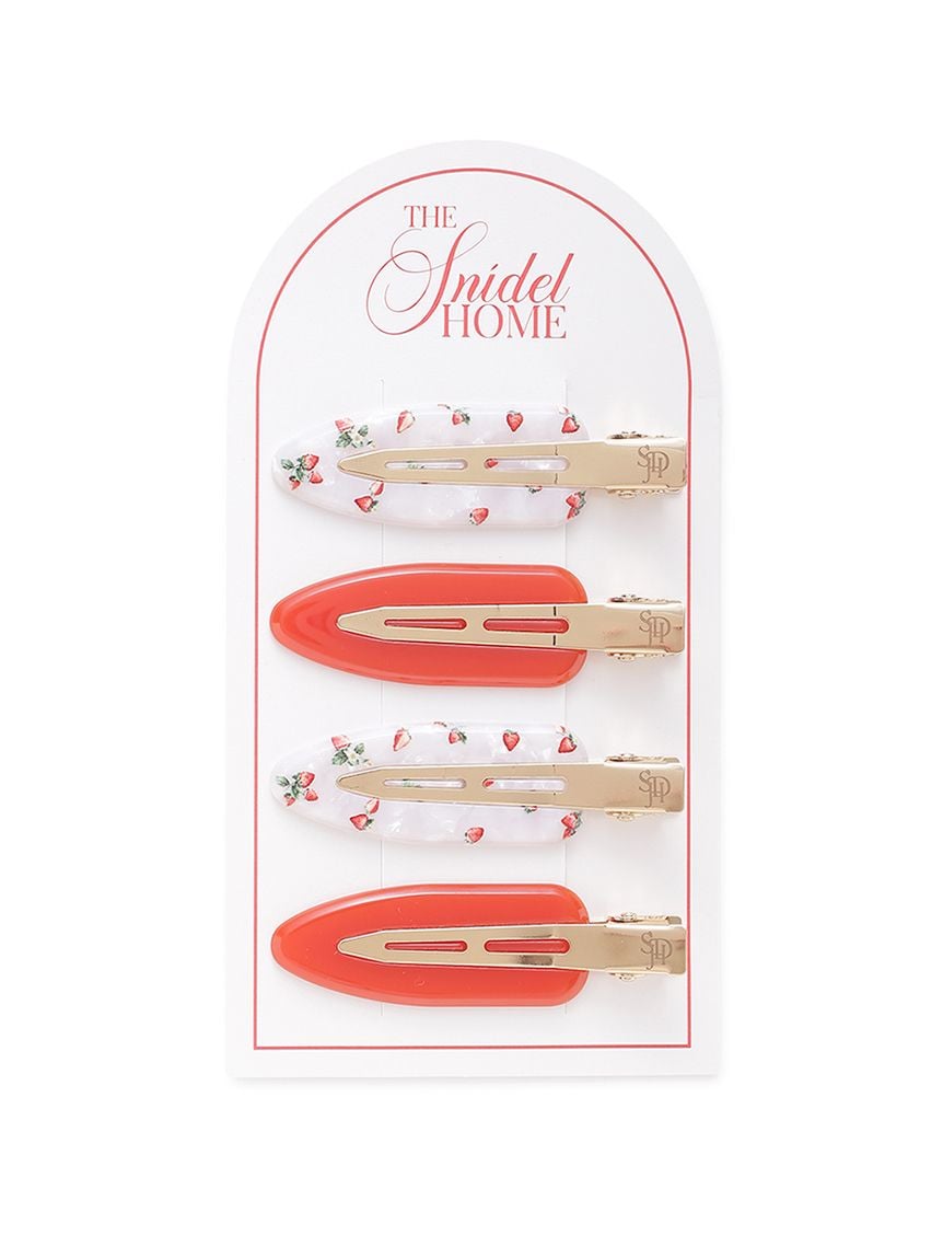 草莓印花髮夾 SHGG262200