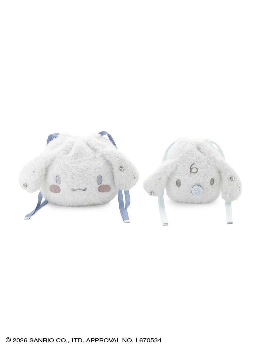 【WEB限定】【Cinnamoroll大耳狗】束口針織收納包SET SHGG264274