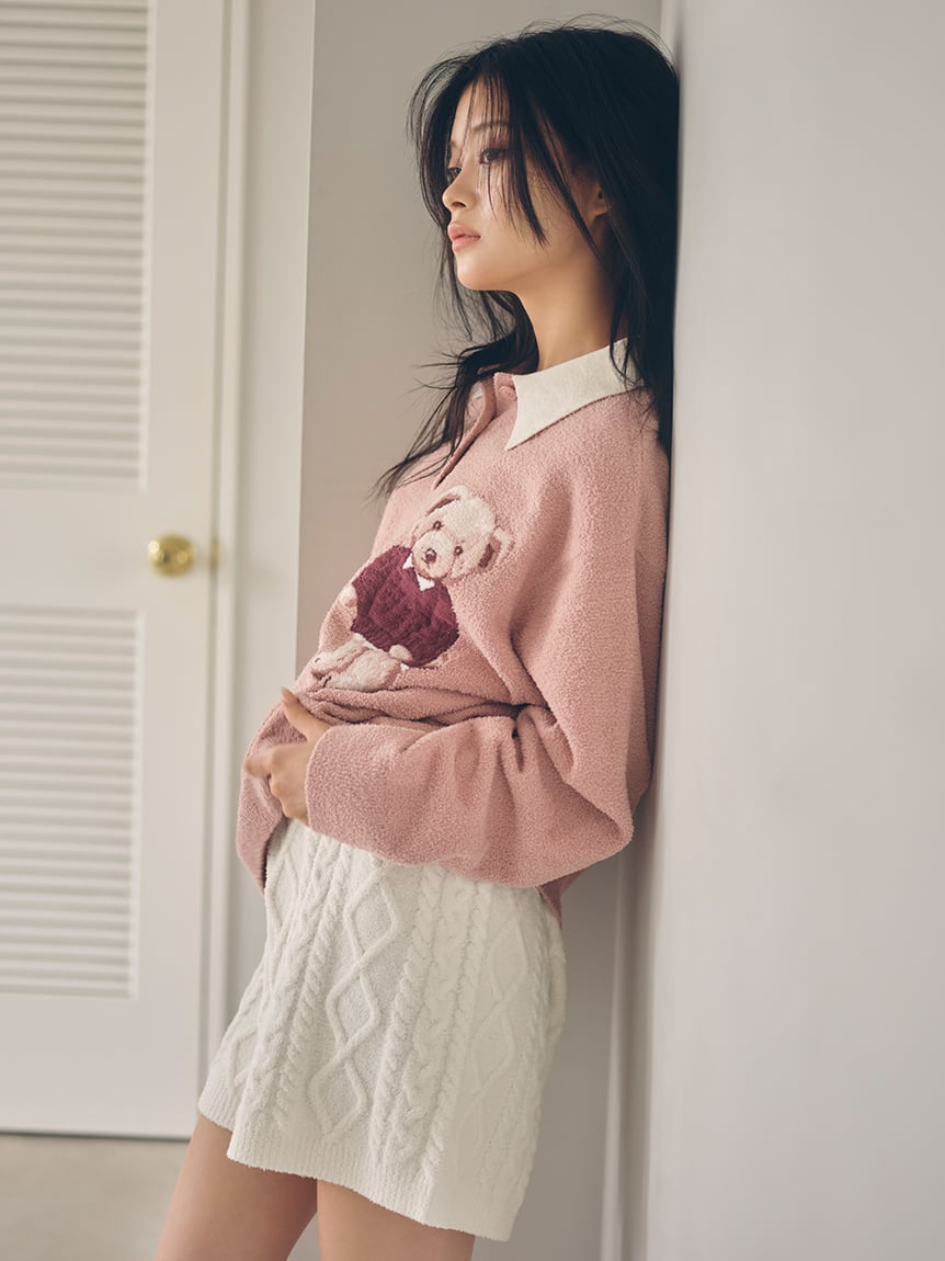 麻花針織短褲 SHNP255008