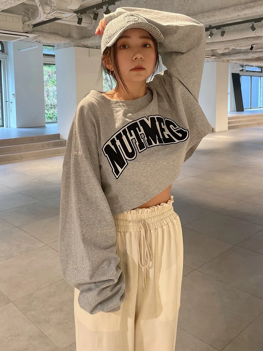 【NUTMEG】短版長袖T-Shirt SWCT232022