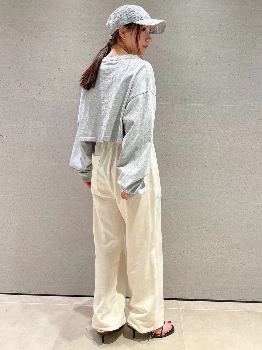【NUTMEG】短版長袖T-Shirt SWCT232022