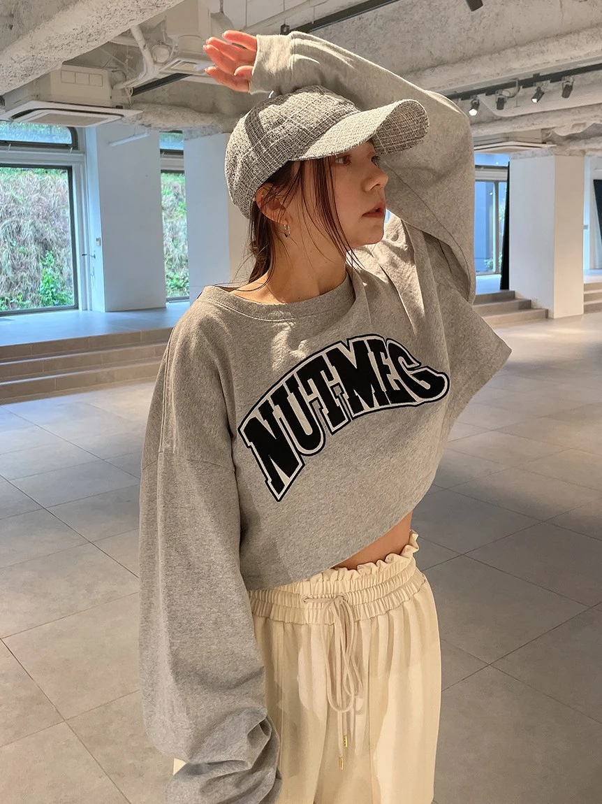 【NUTMEG】短版長袖T-Shirt SWCT232022