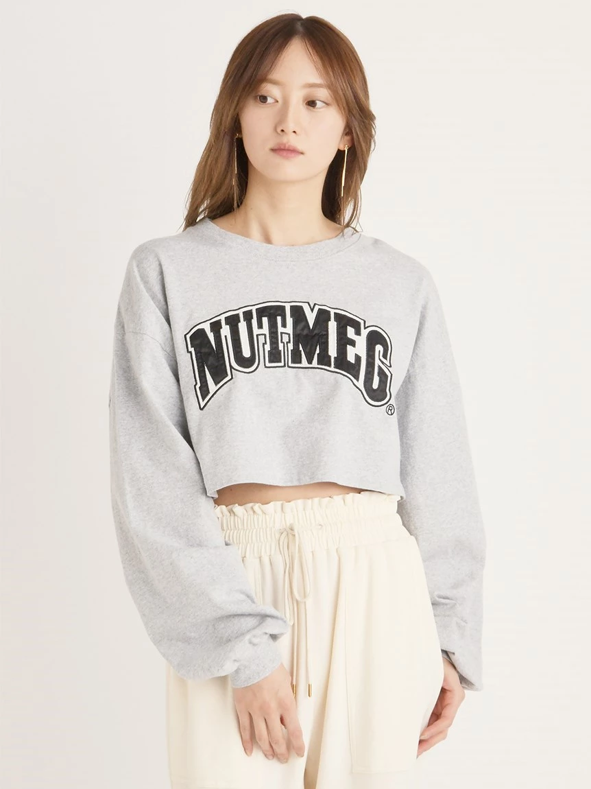 【NUTMEG】短版長袖T-Shirt SWCT232022