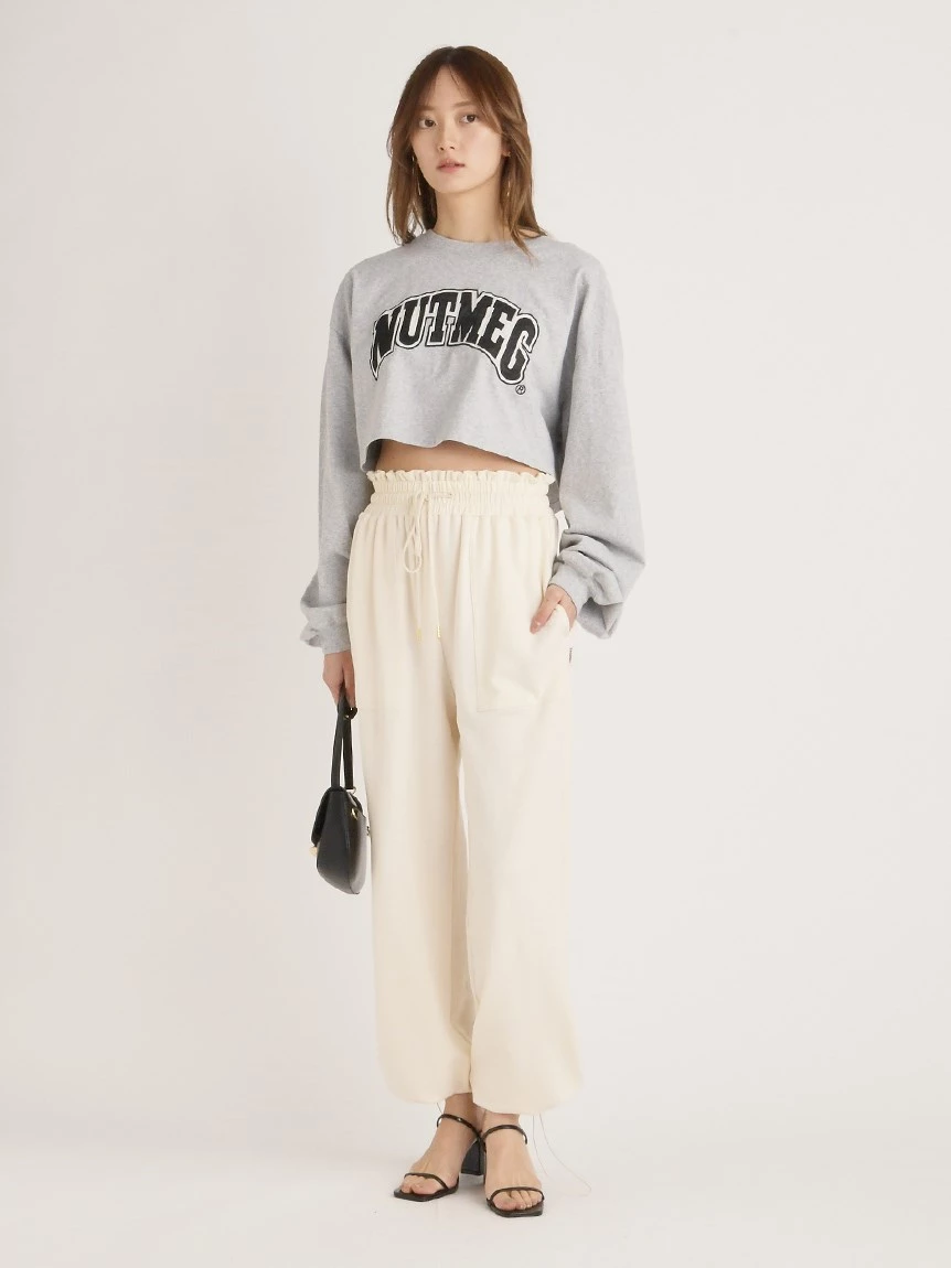 【NUTMEG】短版長袖T-Shirt SWCT232022