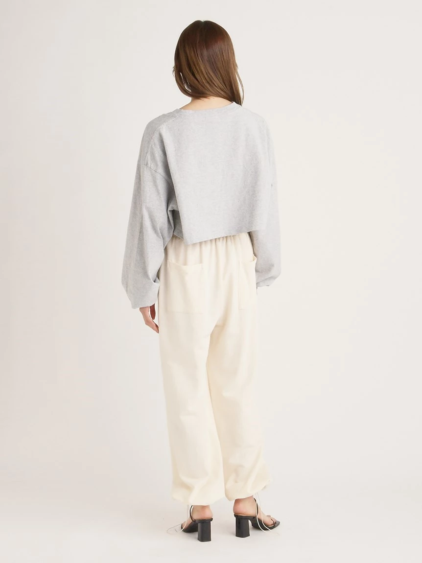 【NUTMEG】短版長袖T-Shirt SWCT232022