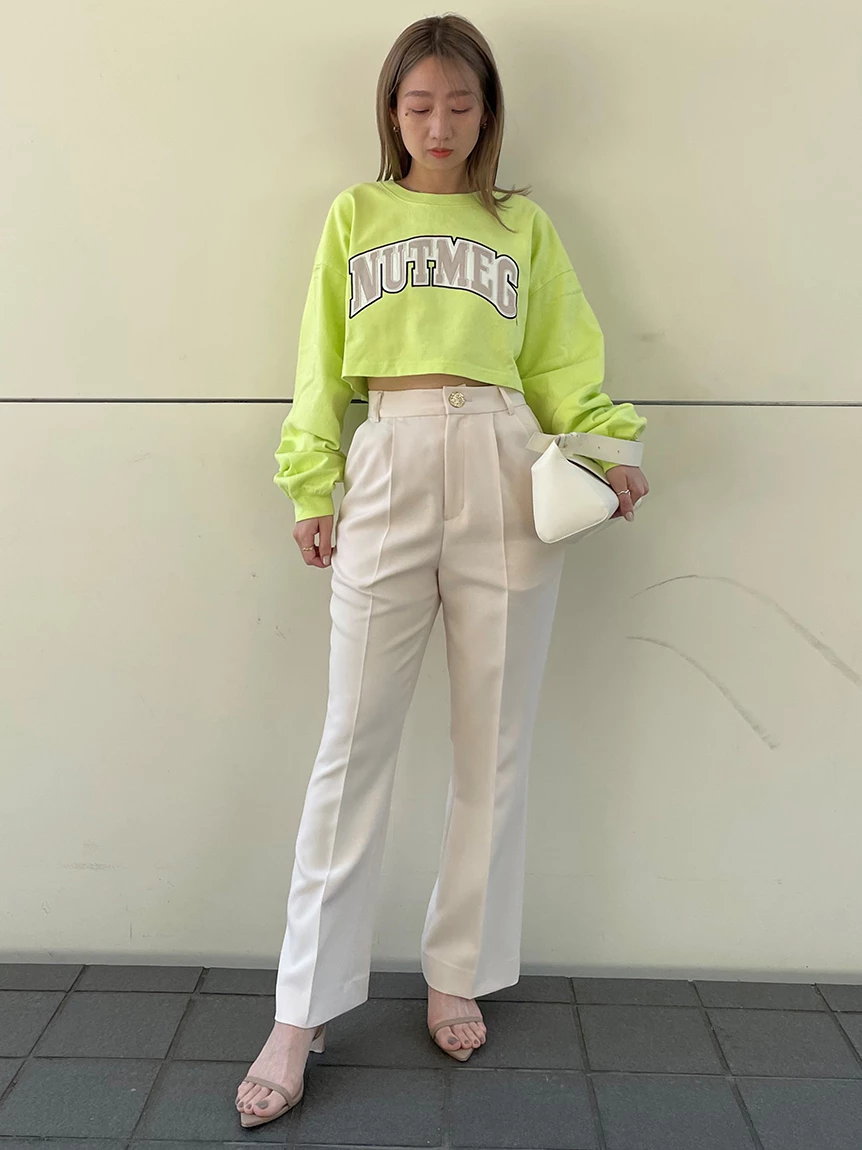 【NUTMEG】短版長袖T-Shirt SWCT232022