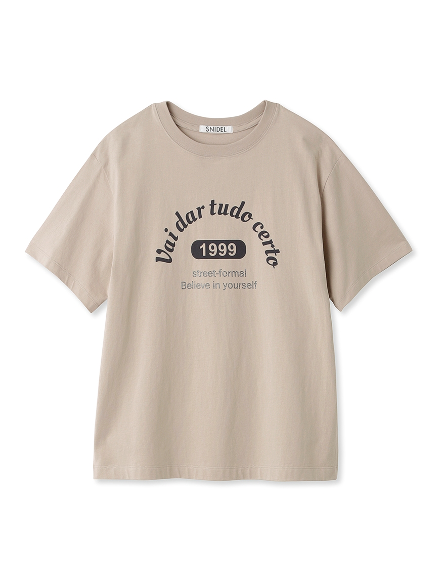 Sustainable ORGANICS LOGO T-Shirt SWCT234046-BEG