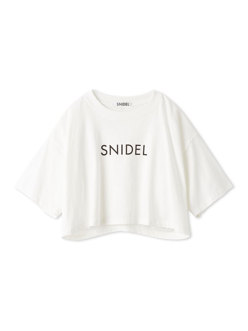 SNIDEL經典LOGO T恤 SWCT251224-WHT