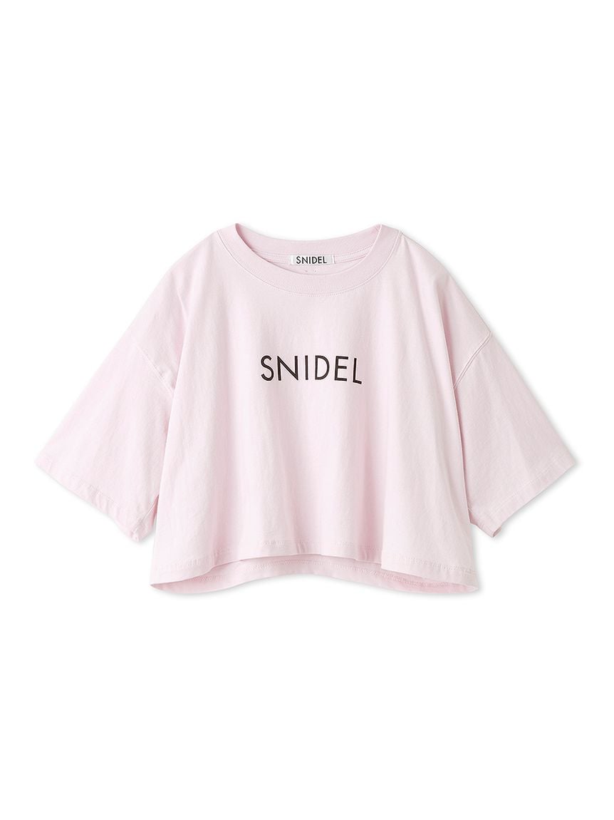 SNIDEL經典LOGO T恤 SWCT251224-PNK