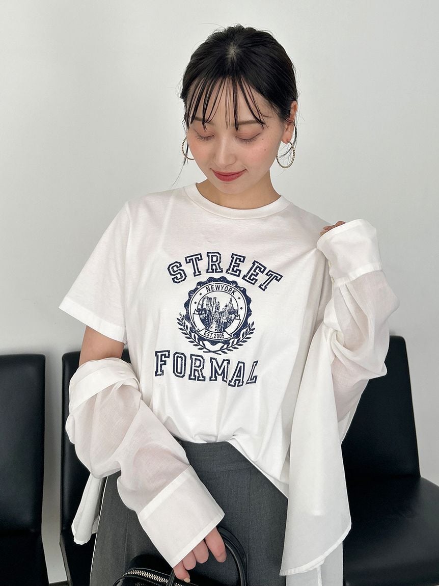 印花Logo T-shirt SWCT254125