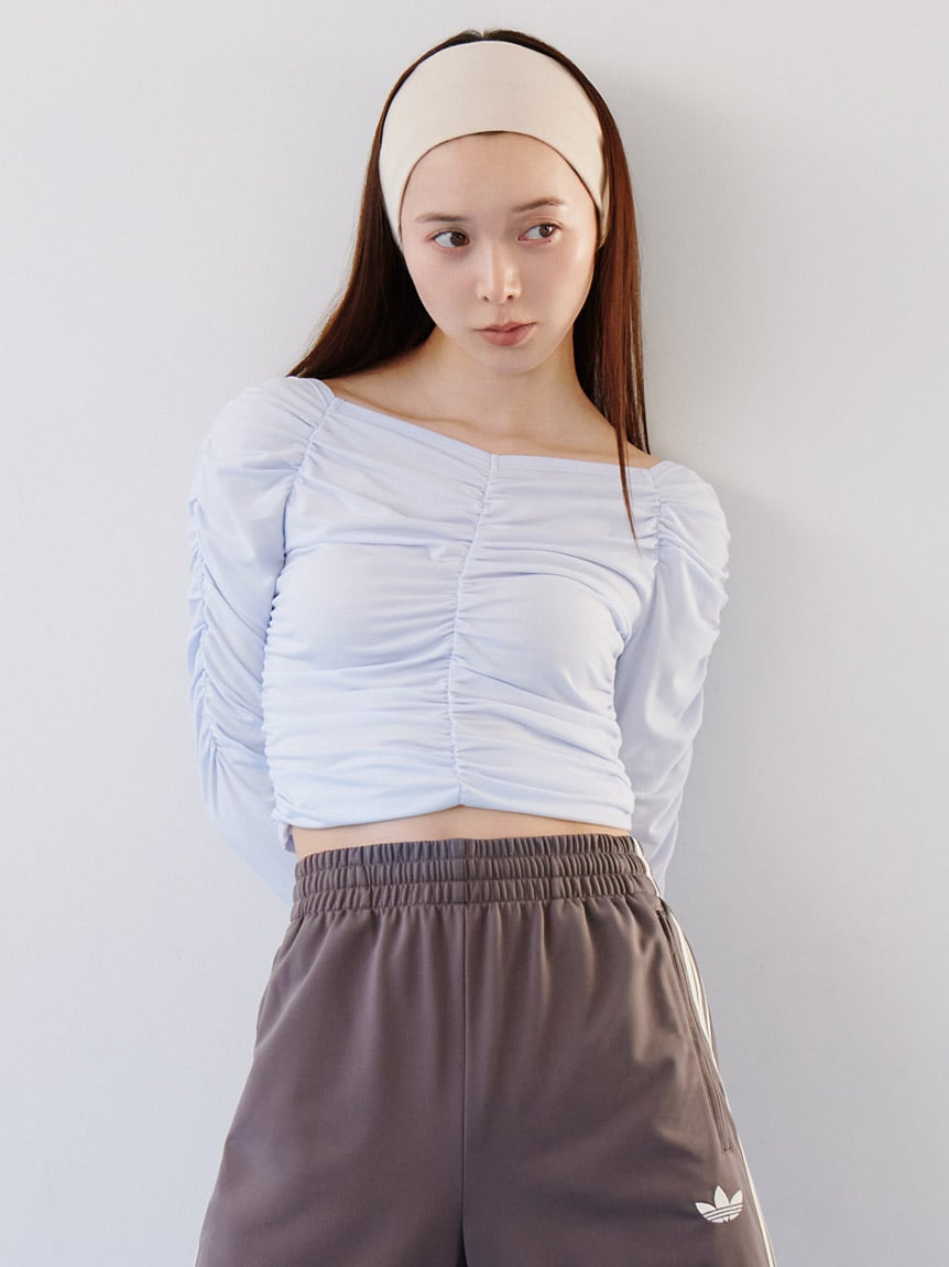 抓皺剪裁上衣 SWCT261207