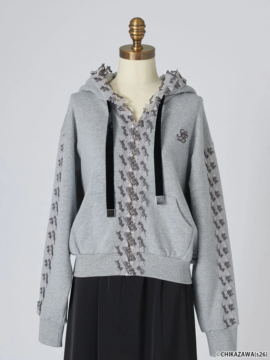【SNIDEL×近沢レース店】聯名連帽上衣 SWCT264120