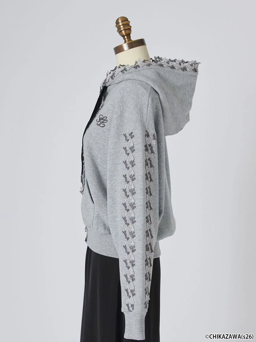 【SNIDEL×近沢レース店】聯名連帽上衣 SWCT264120