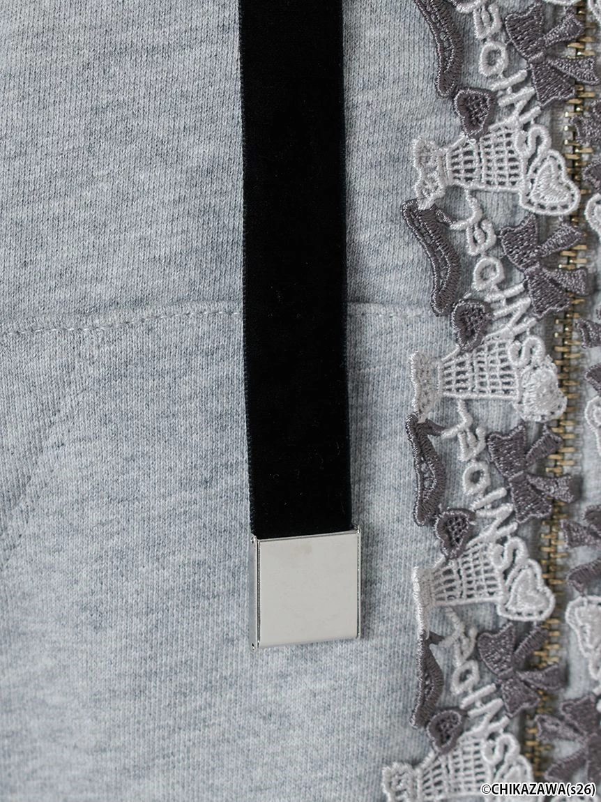 【SNIDEL×近沢レース店】聯名連帽上衣 SWCT264120