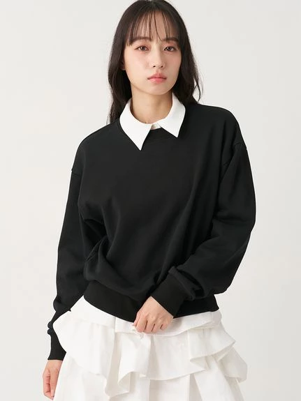 刺繡蝴蝶結休閒上衣 SWCT264254