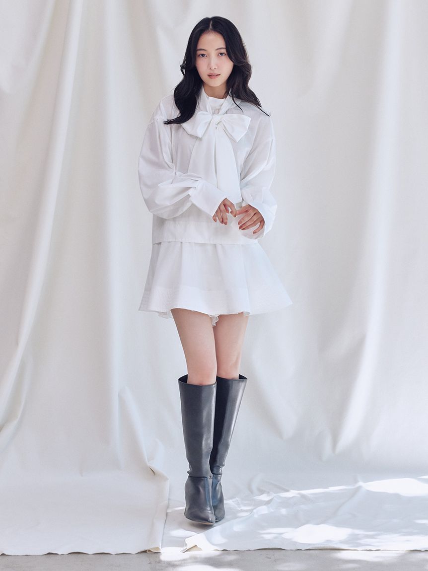 Sustainable 寬鬆澎袖長版上衣 SWFB255071