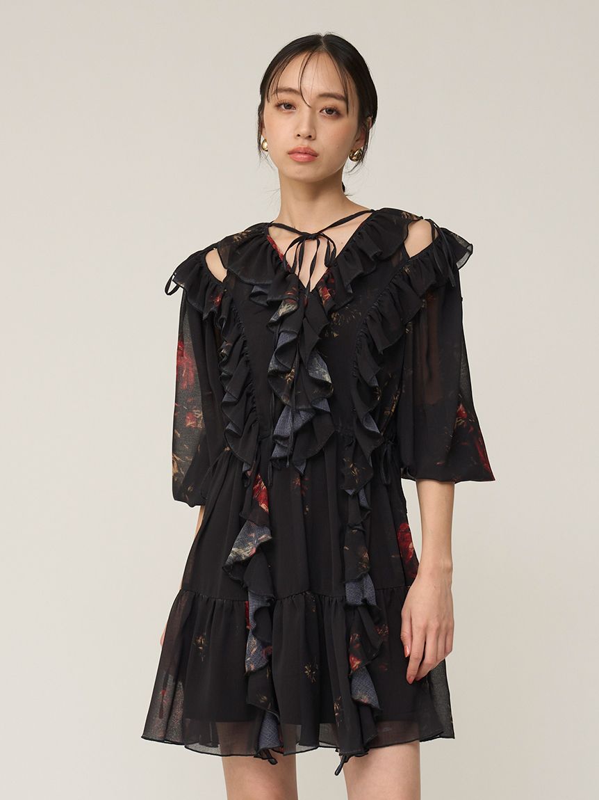 荷葉層次長版上衣 SWFB261181